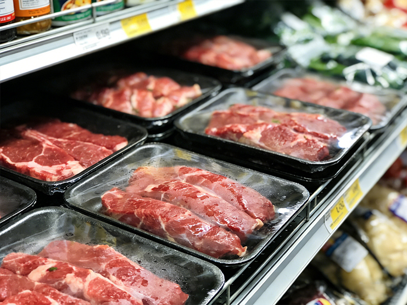 Anti-fog Film for Supermarket Shelves